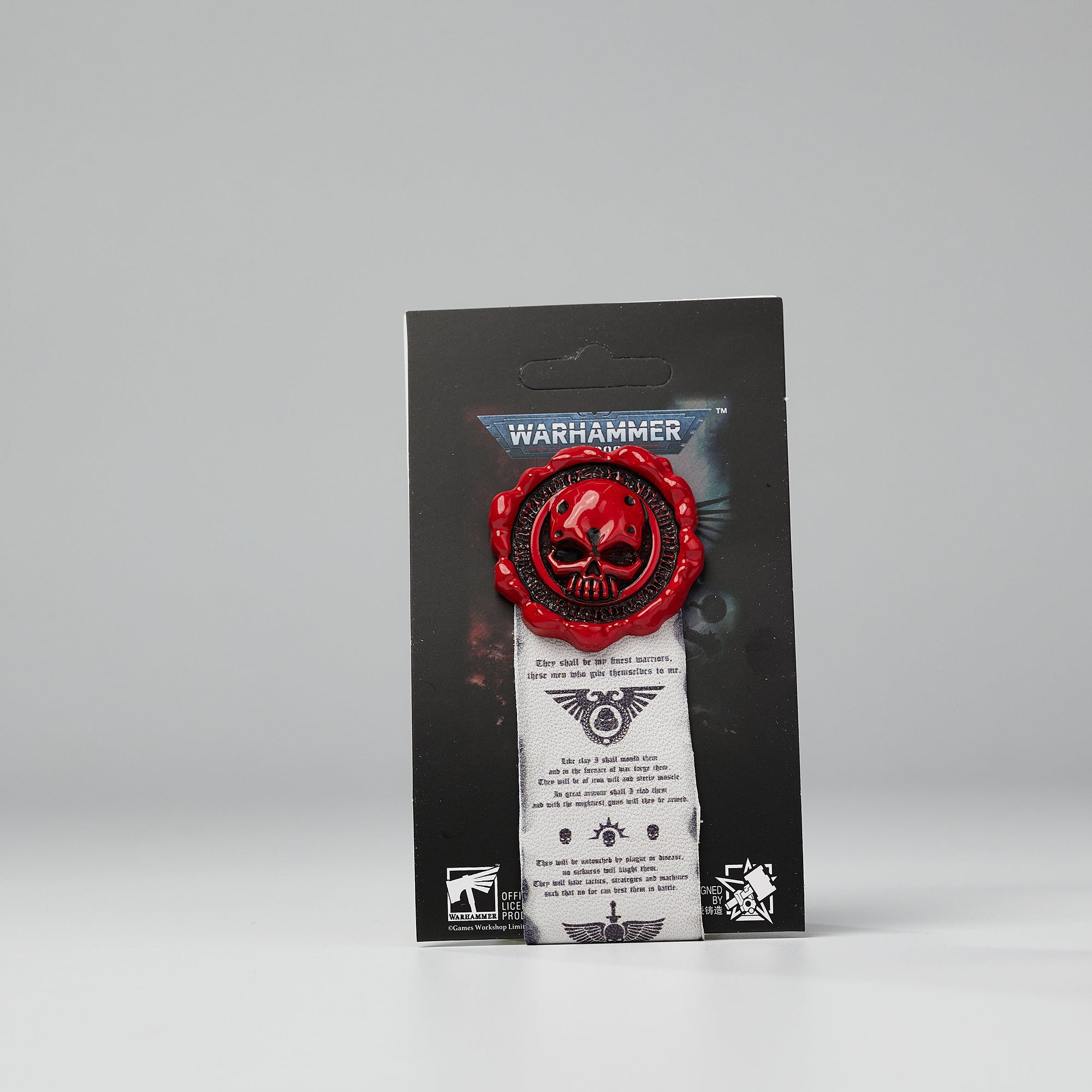 Warhammer 40K Index Astartes Skull Commemorative Crest Retro Skull Purity Seals Starforged